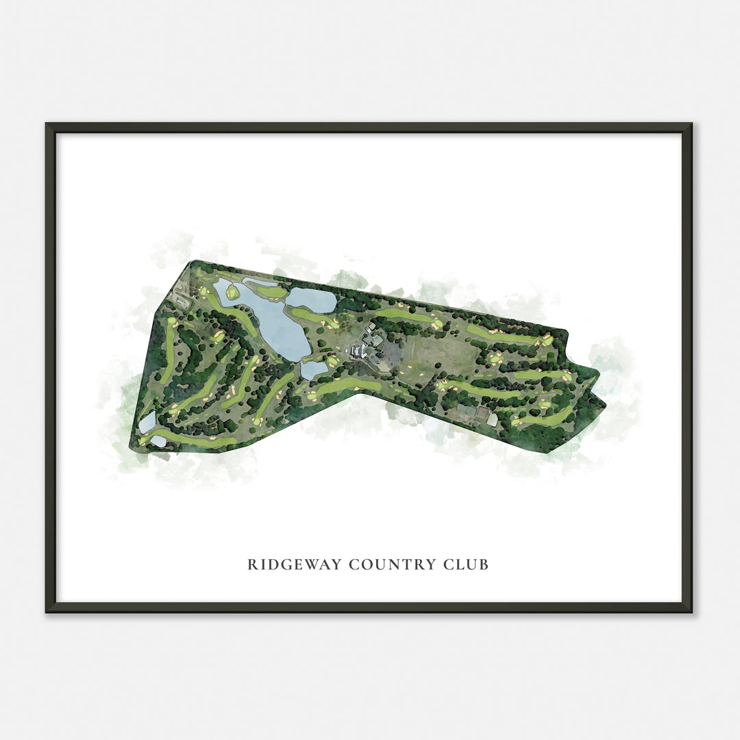 Print of Ridgeway Country Club Classic Map