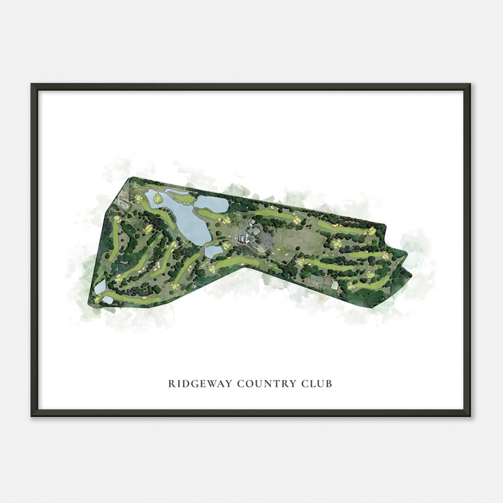 Print of Ridgeway Country Club Classic Map