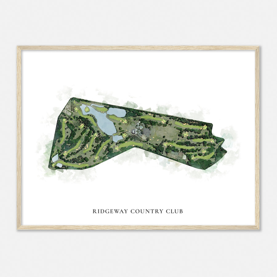 Print of Ridgeway Country Club Classic Map