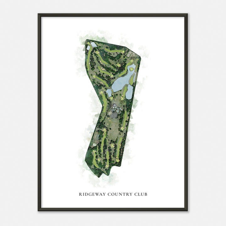 Print of Ridgeway Country Club Classic Map