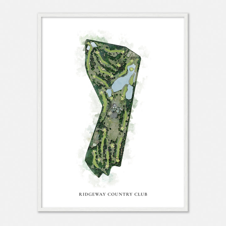 Print of Ridgeway Country Club Classic Map