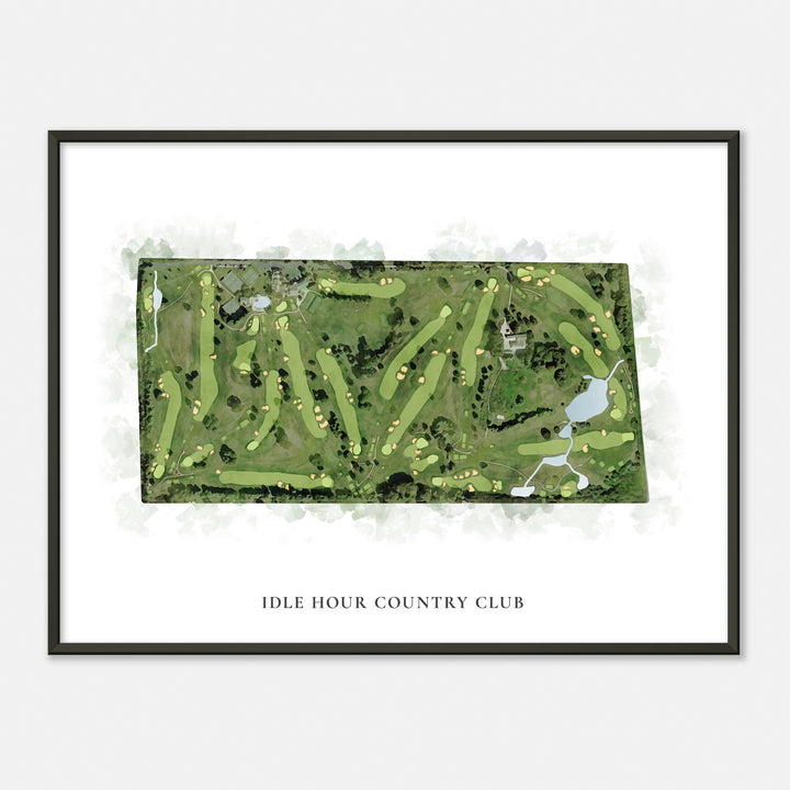 Print of Idle Hour Country Club Classic Map