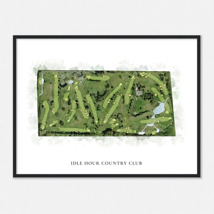 Print of Idle Hour Country Club Classic Map