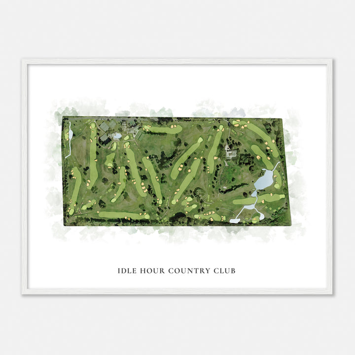 Print of Idle Hour Country Club Classic Map