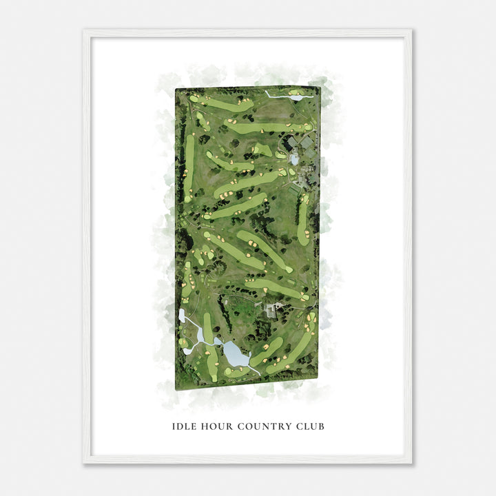 Print of Idle Hour Country Club Classic Map