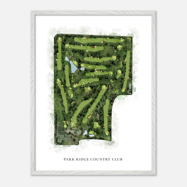 Print of Park Ridge Country Club Classic Map