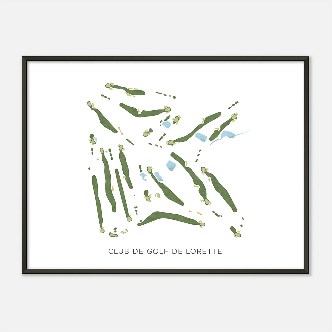 Print of Club De Golf De Lorette Modern Map