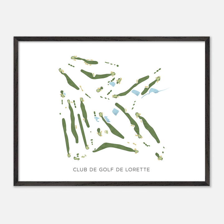 Print of Club De Golf De Lorette Modern Map