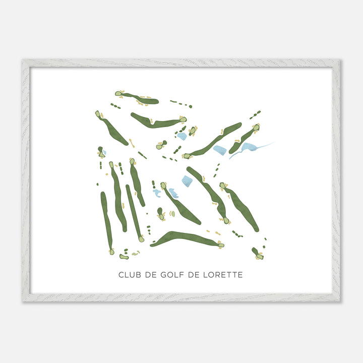 Print of Club De Golf De Lorette Modern Map