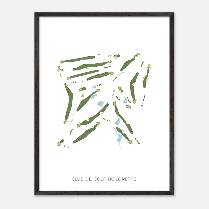 Print of Club De Golf De Lorette Modern Map