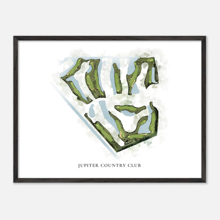 Print of Jupiter Country Club Classic Map