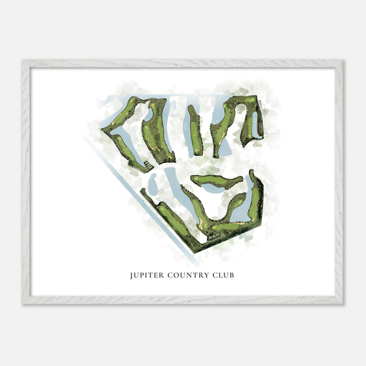 Print of Jupiter Country Club Classic Map
