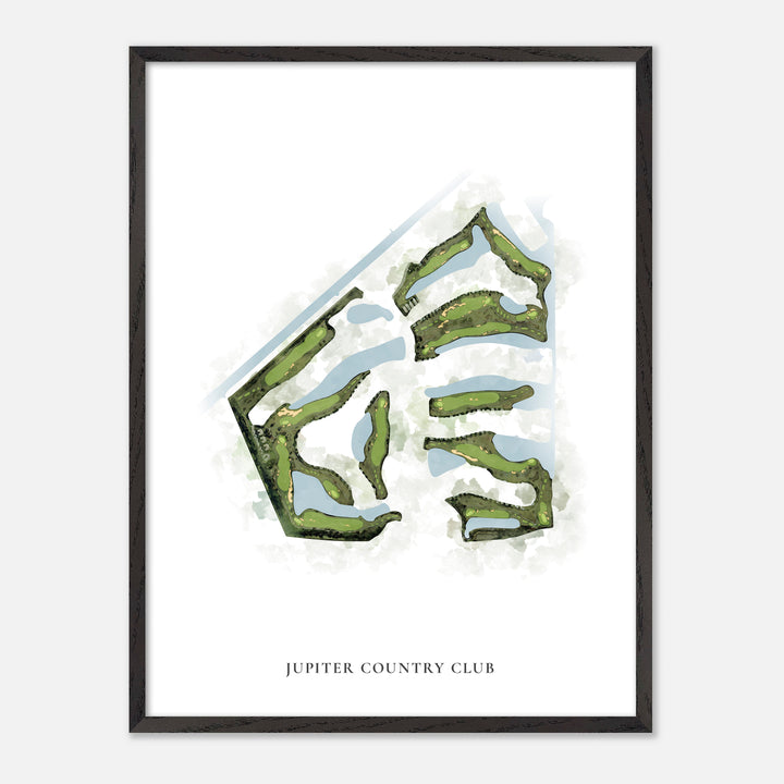 Print of Jupiter Country Club Classic Map