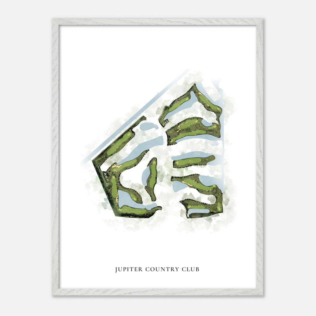 Print of Jupiter Country Club Classic Map