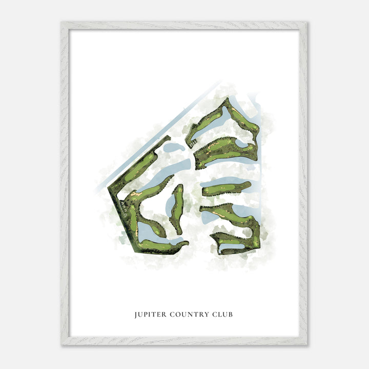 Print of Jupiter Country Club Classic Map