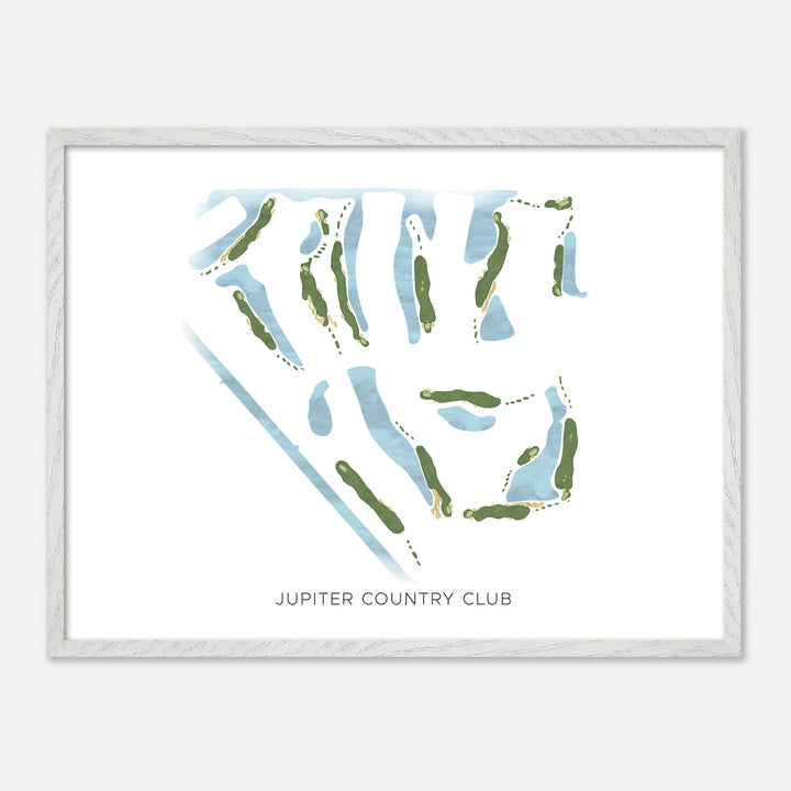 Print of Jupiter Country Club Modern Map