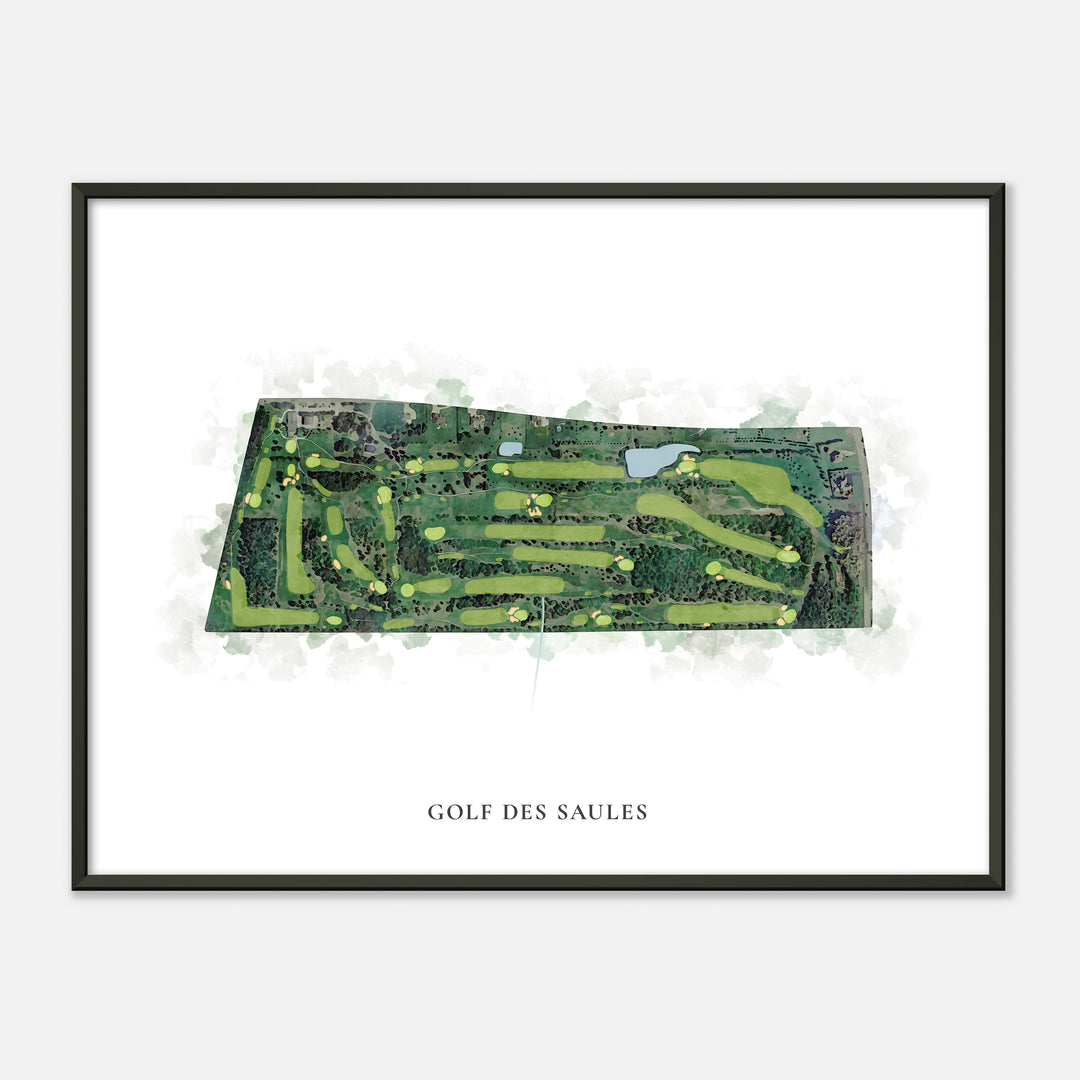 Print of Golf Des Saules Classic Map