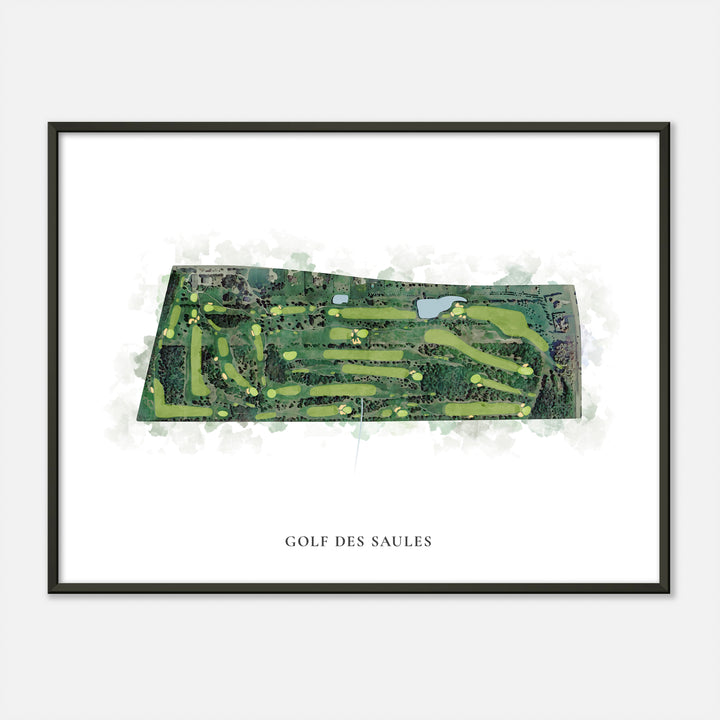 Print of Golf Des Saules Classic Map