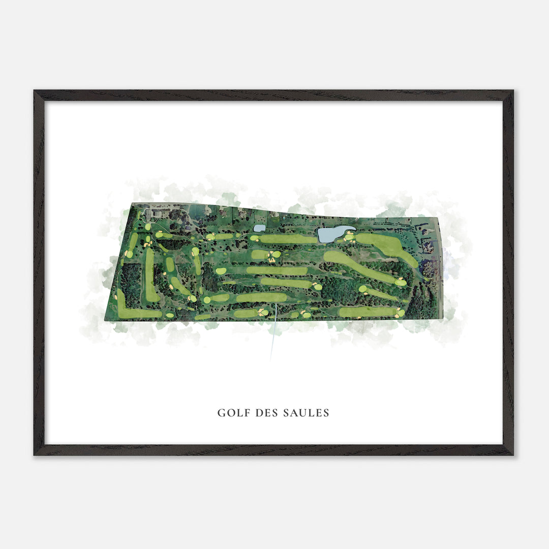 Print of Golf Des Saules Classic Map