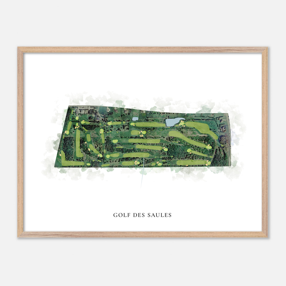 Print of Golf Des Saules Classic Map