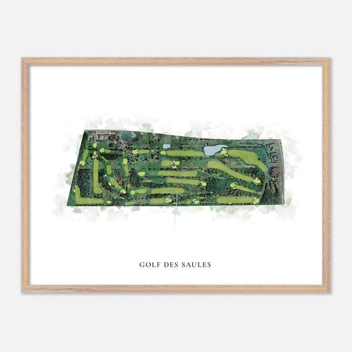 Print of Golf Des Saules Classic Map
