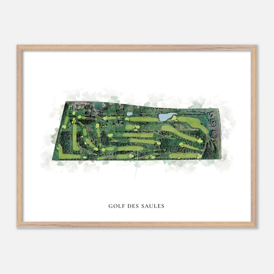 Print of Golf Des Saules Classic Map