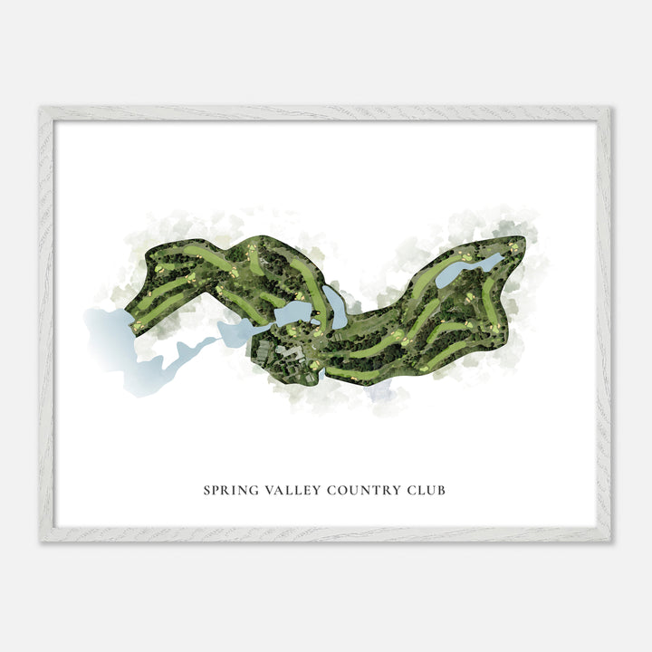 Print of Spring Valley Country Club Classic Map