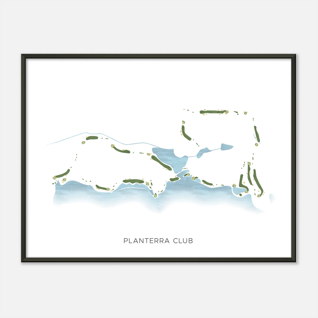 Print of Planterra Club Modern Map