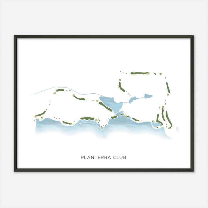 Print of Planterra Club Modern Map