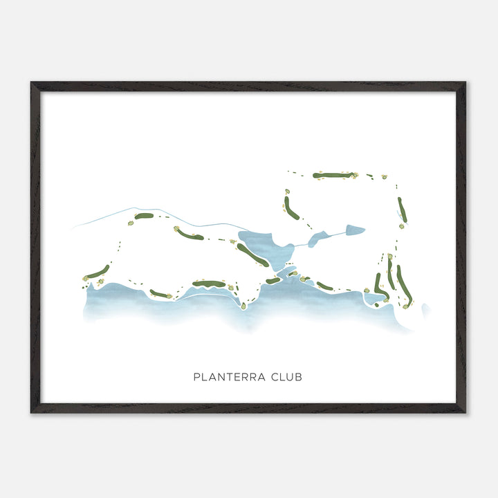 Print of Planterra Club Modern Map