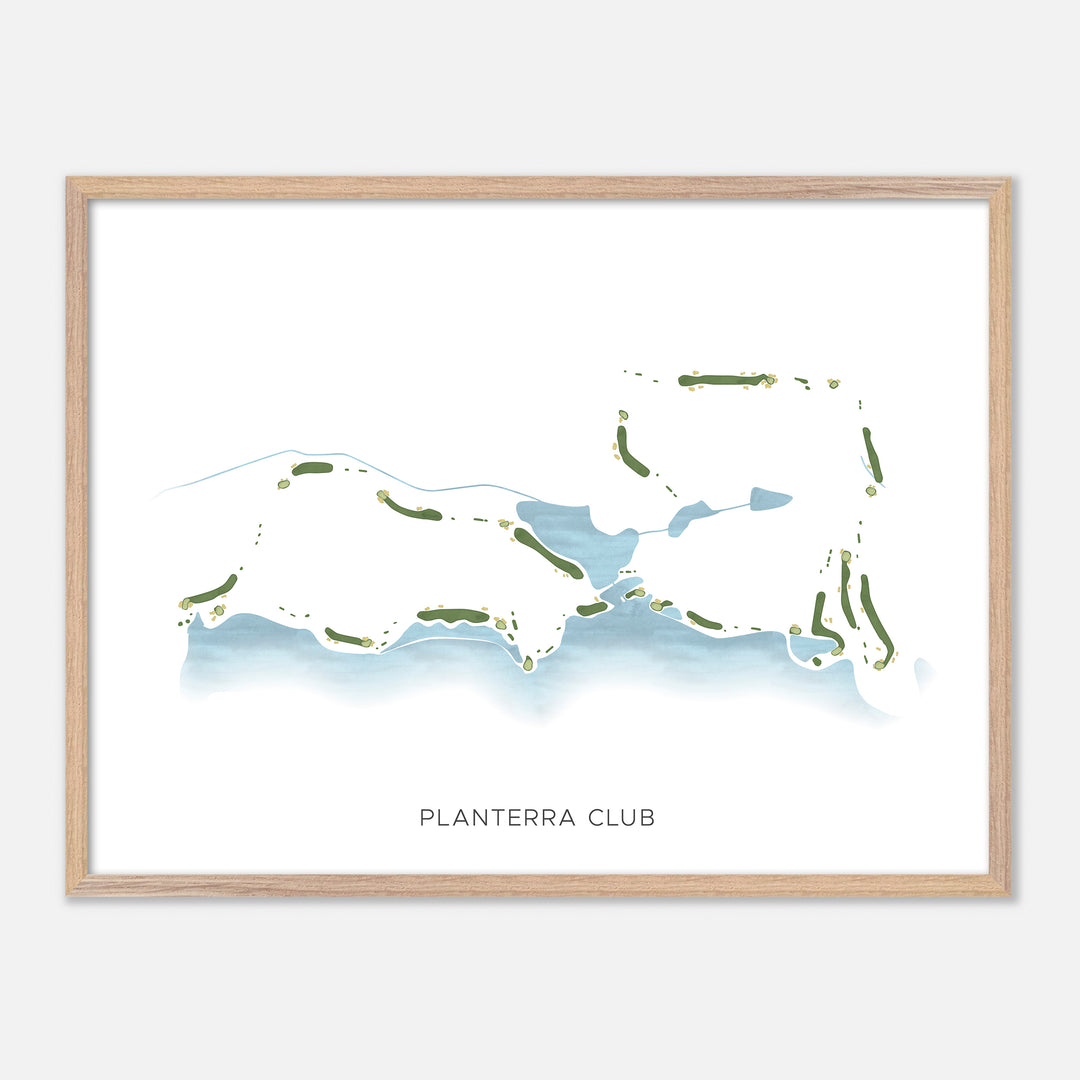 Print of Planterra Club Modern Map