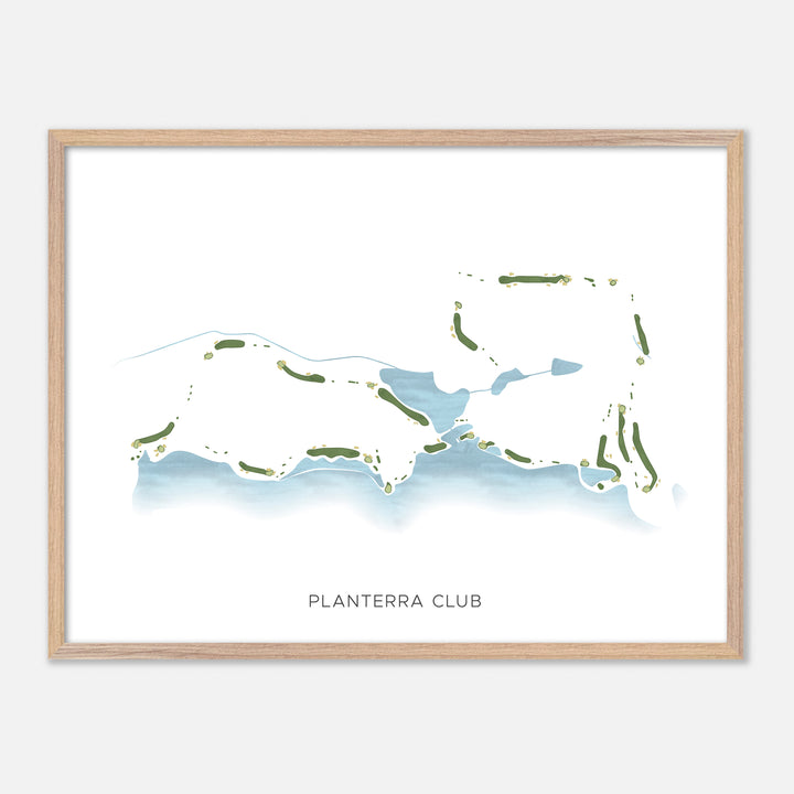 Print of Planterra Club Modern Map