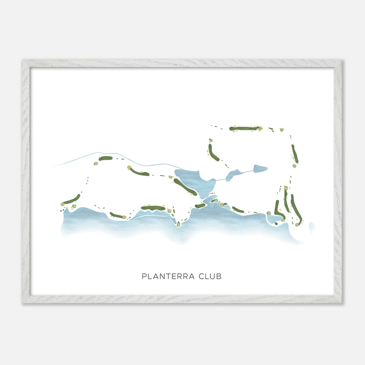 Print of Planterra Club Modern Map