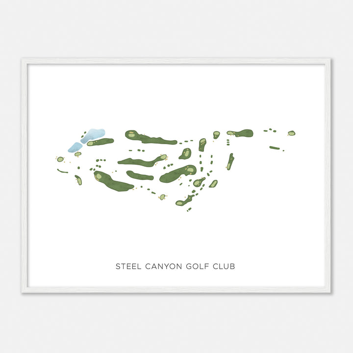 Print of Steel Canyon Golf Club Modern Map