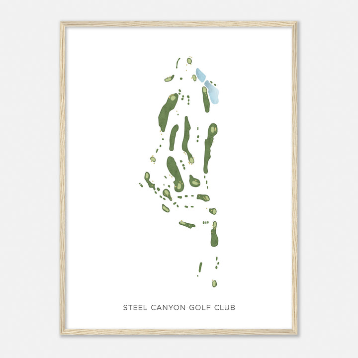 Print of Steel Canyon Golf Club Modern Map