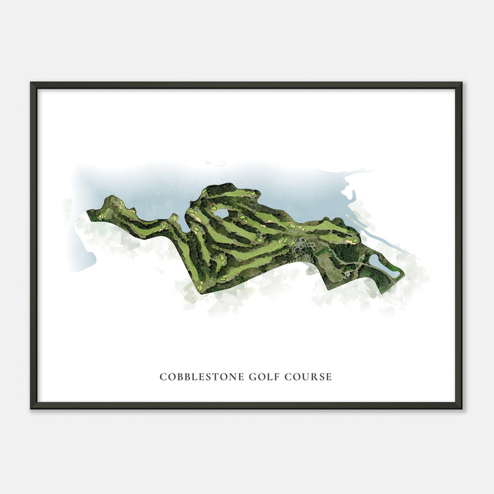 Print of Cobblestone Golf Course Classic Map