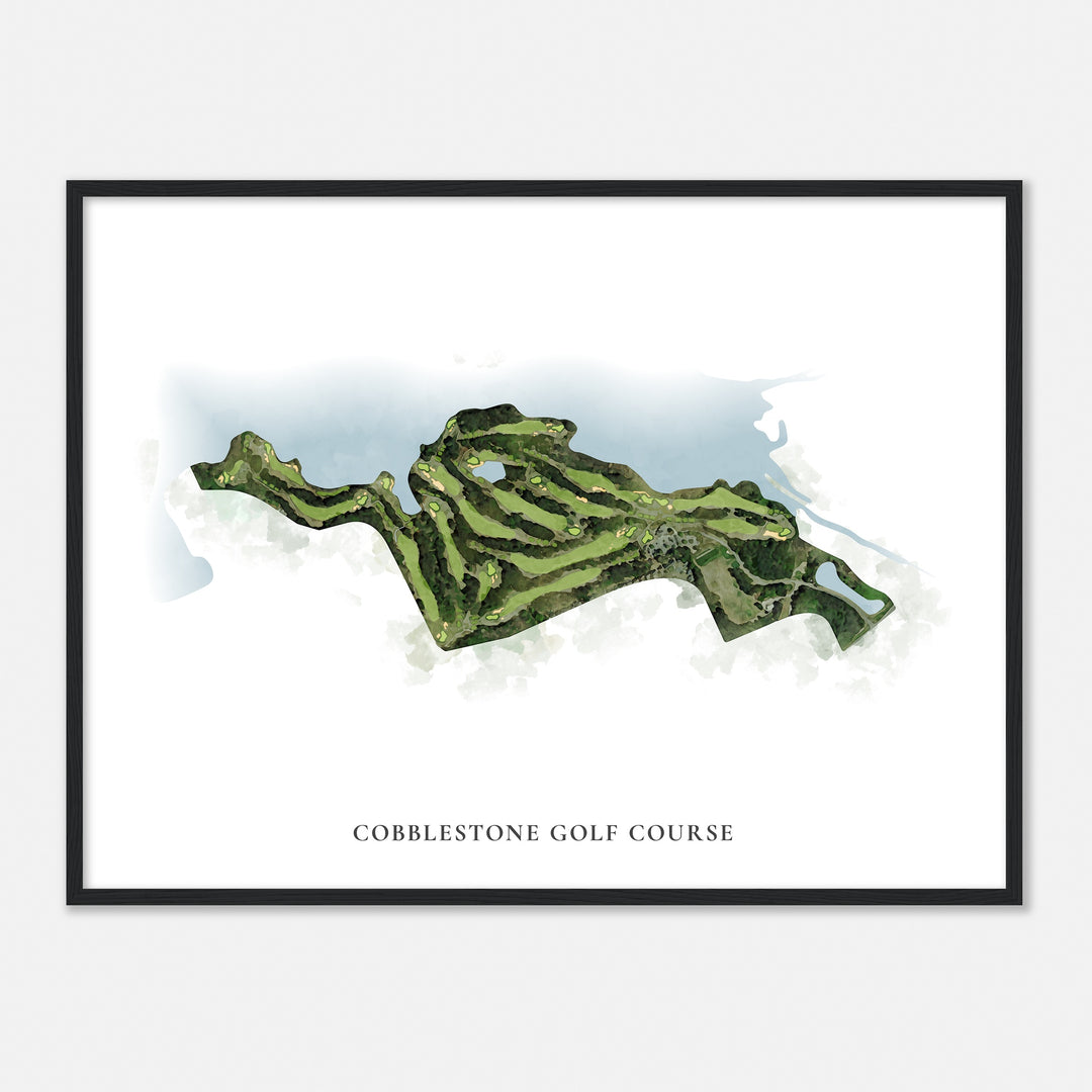 Print of Cobblestone Golf Course Classic Map
