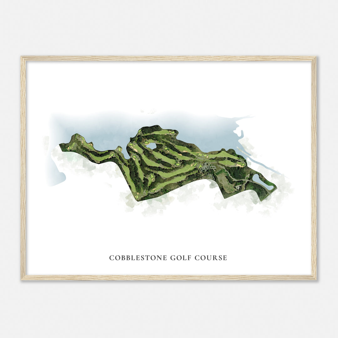 Print of Cobblestone Golf Course Classic Map