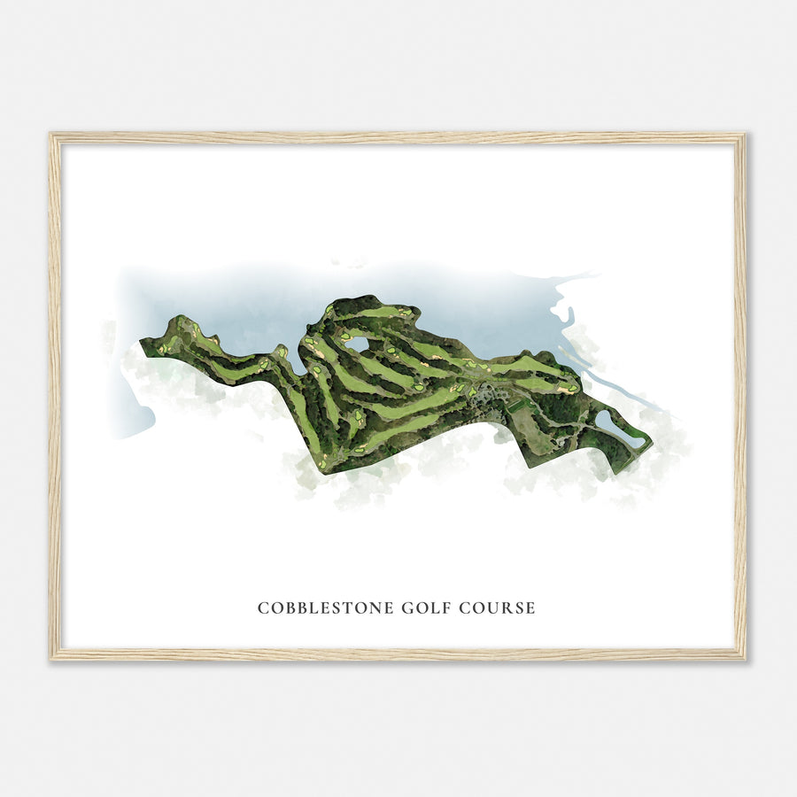 Print of Cobblestone Golf Course Classic Map