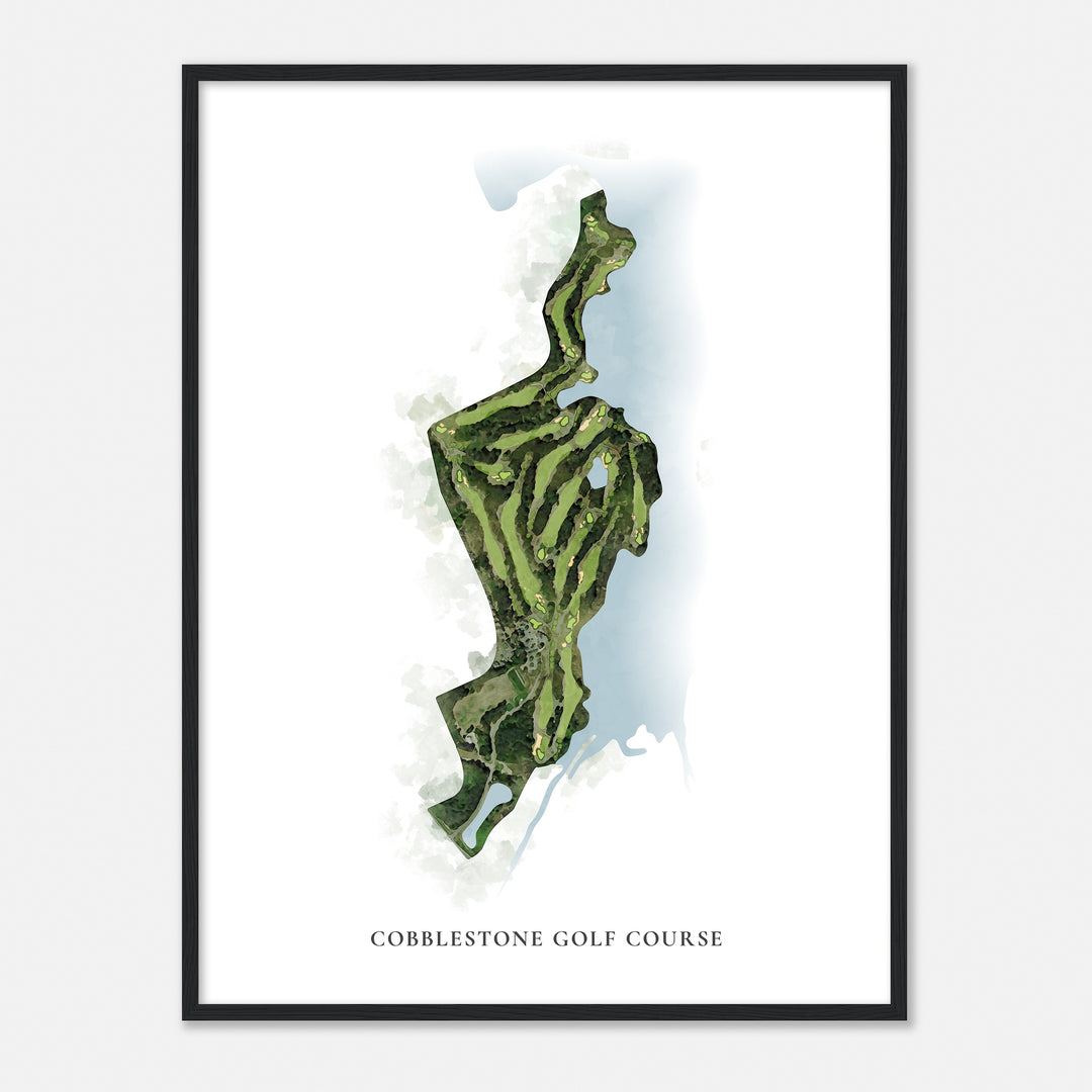 Print of Cobblestone Golf Course Classic Map