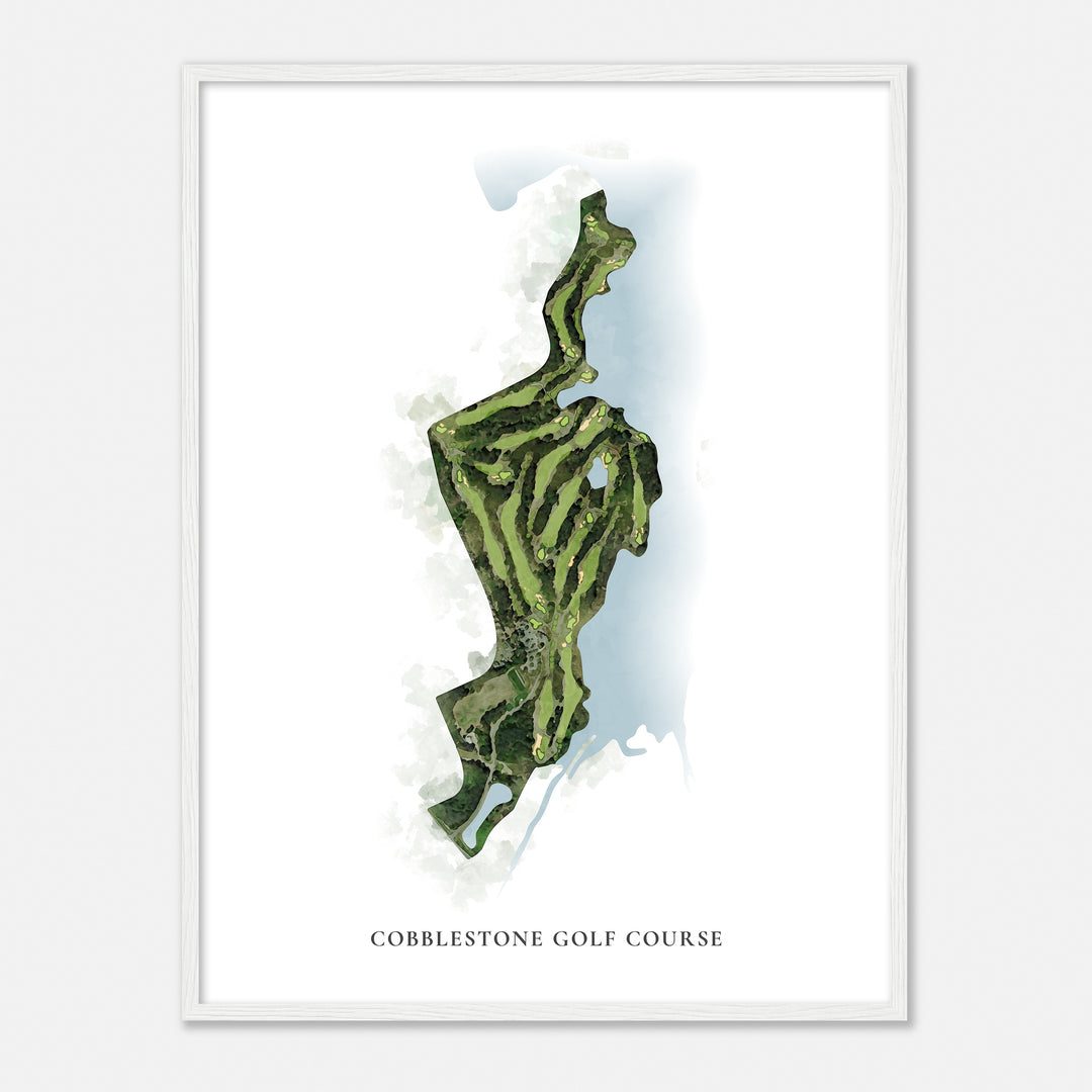 Print of Cobblestone Golf Course Classic Map