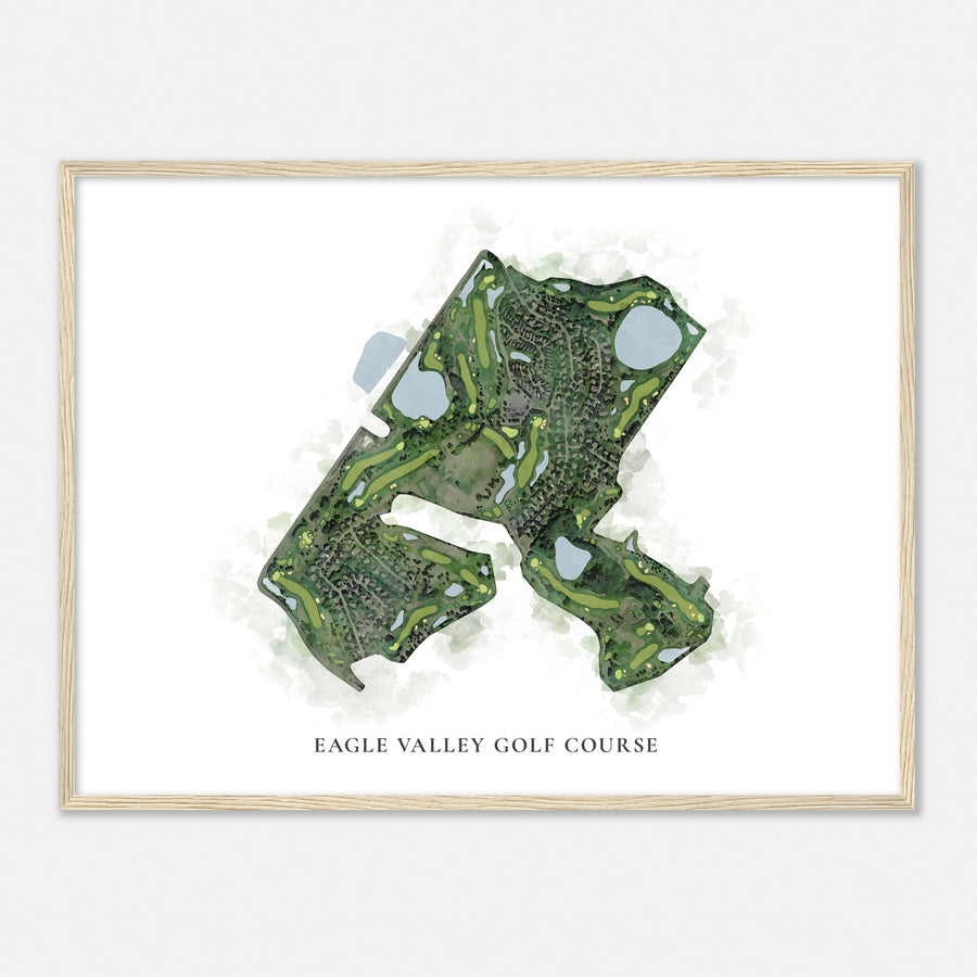 Print of Eagle Valley Golf Course Classic Map