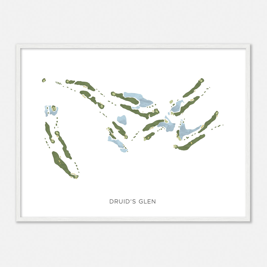 Print of Druid'S Glen Modern Map