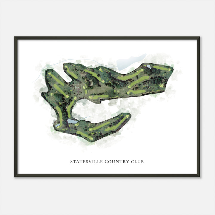 Print of Statesville Country Club Classic Map