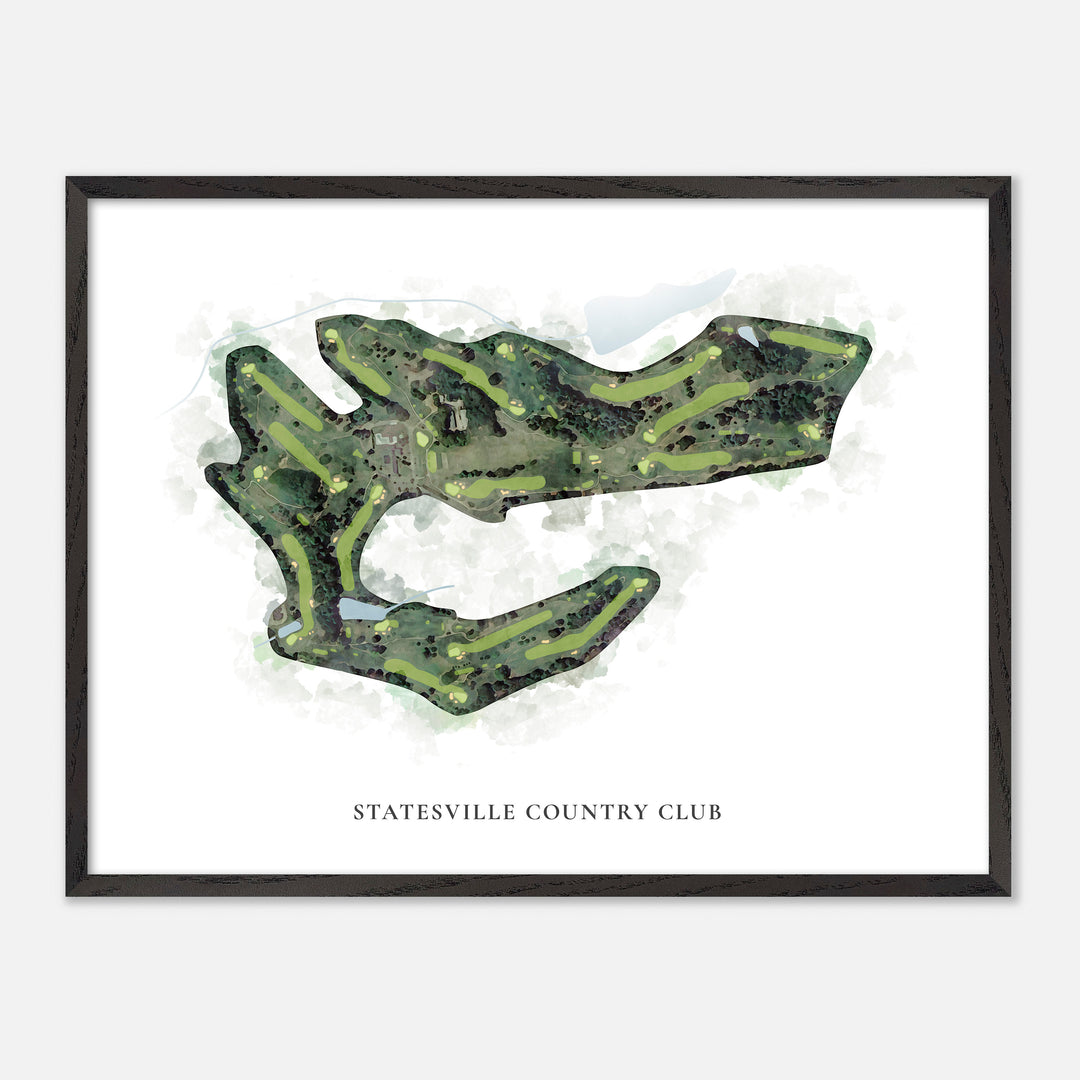 Print of Statesville Country Club Classic Map