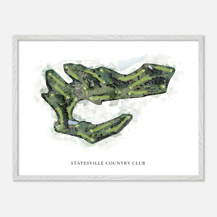Print of Statesville Country Club Classic Map