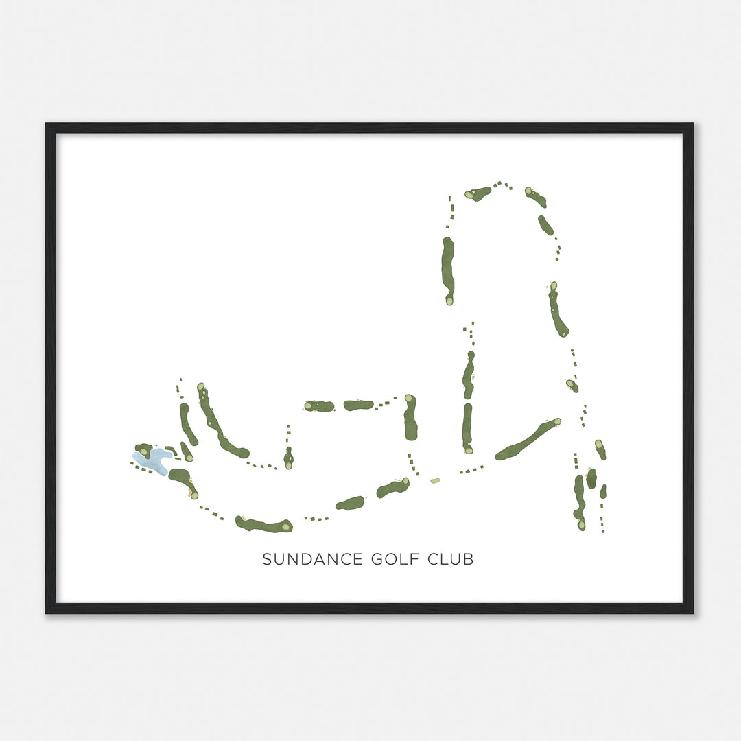 Print of Sundance Golf Club Modern Map