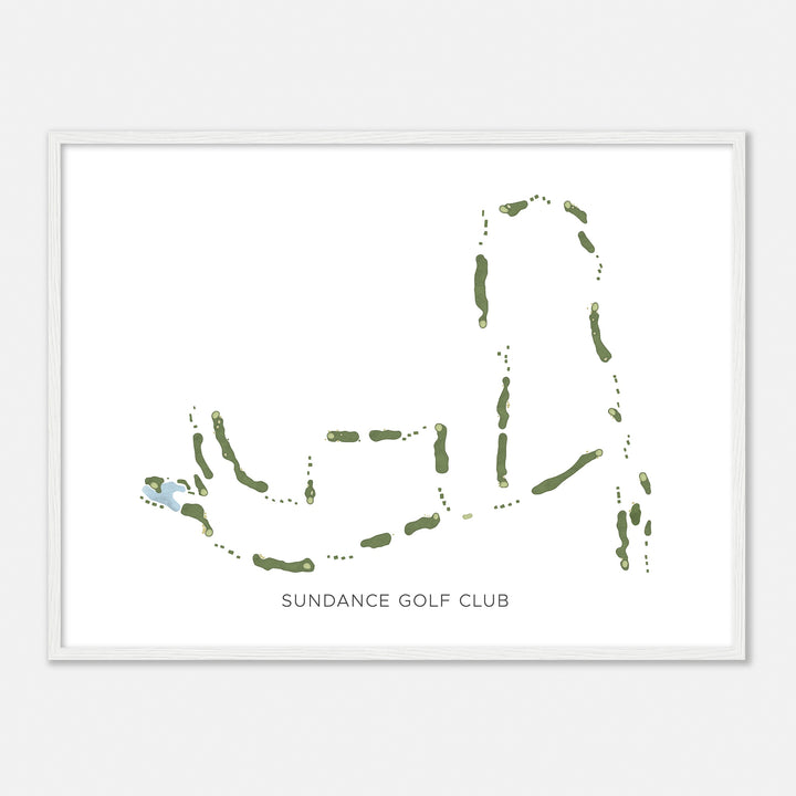 Print of Sundance Golf Club Modern Map