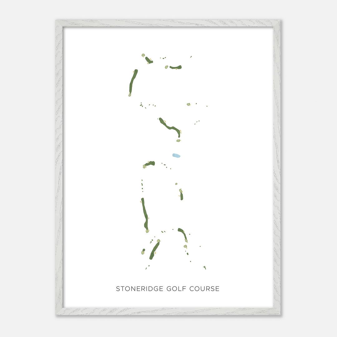 Print of Stoneridge Golf Course Modern Map
