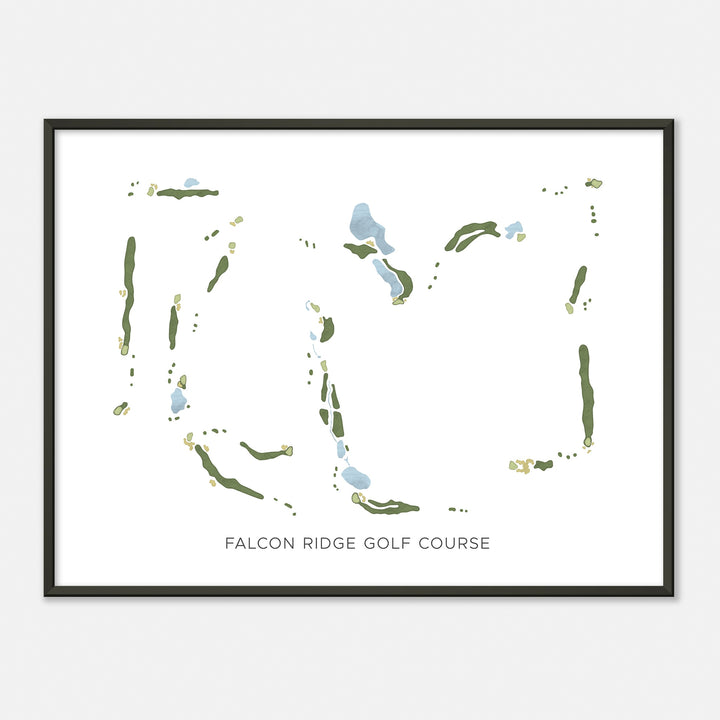 Print of Falcon Ridge Golf Course Modern Map